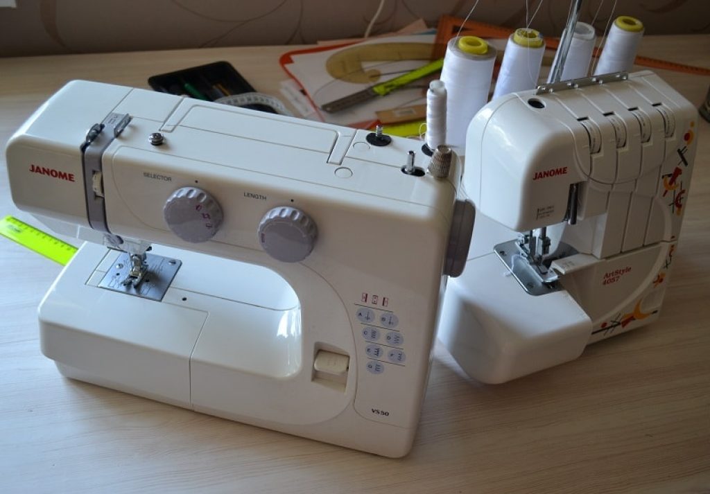 Mechanical and Electronic sewing machine janome
