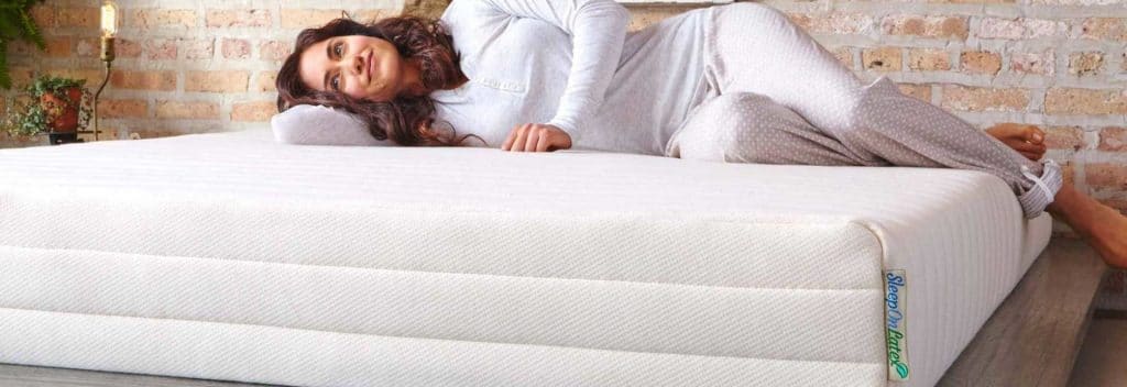 Woman on the mattress