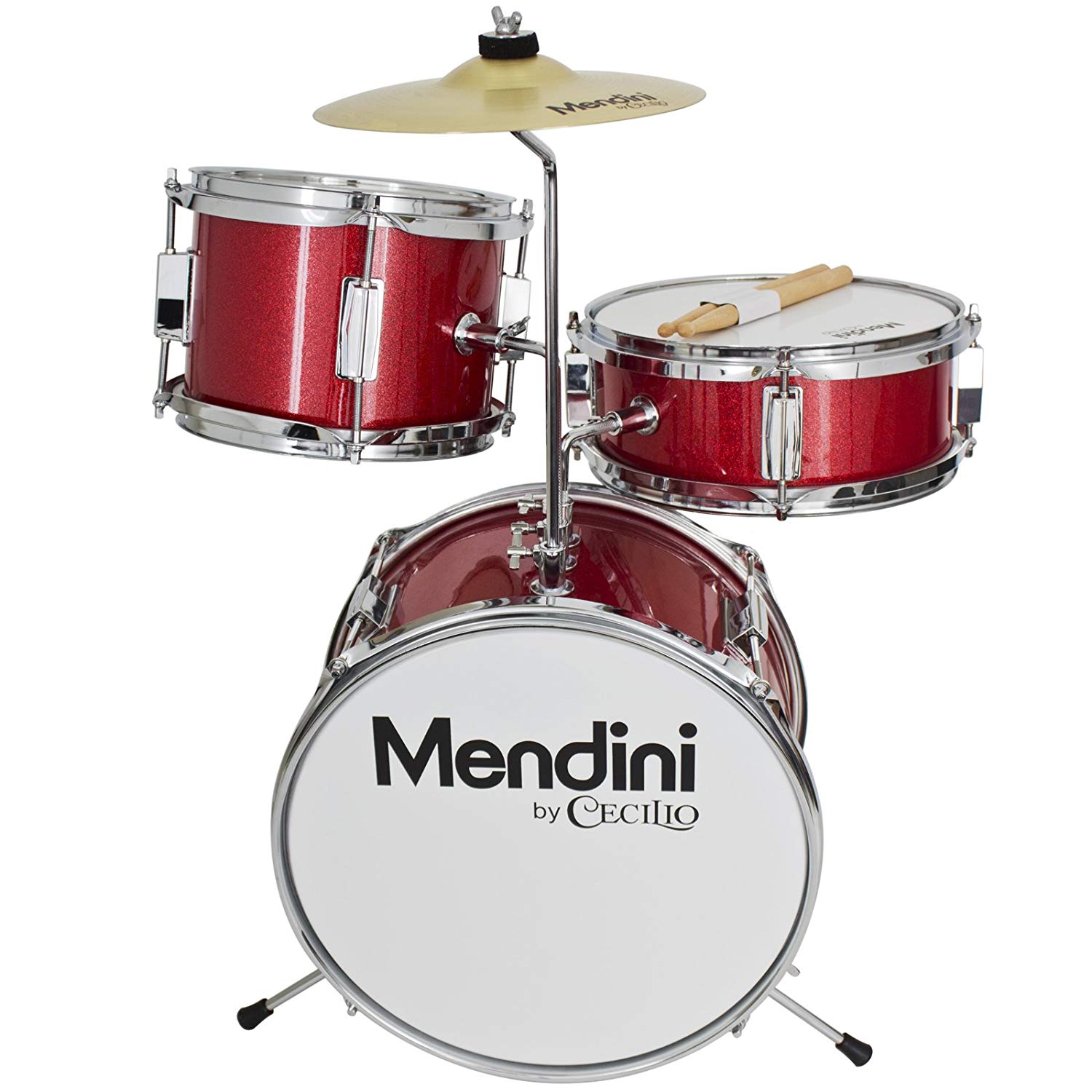 Mendini by Cecilio 13 Inch 3-Piece Kids/Junior Drum Set