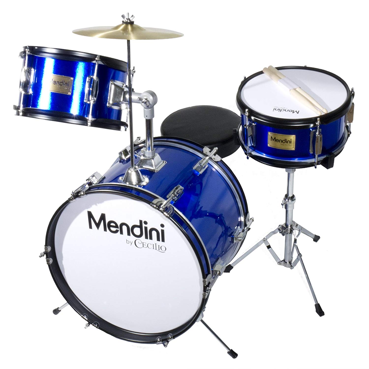 Mendini by Cecilio 16 inch 5-Piece Kids/Junior Drum Set