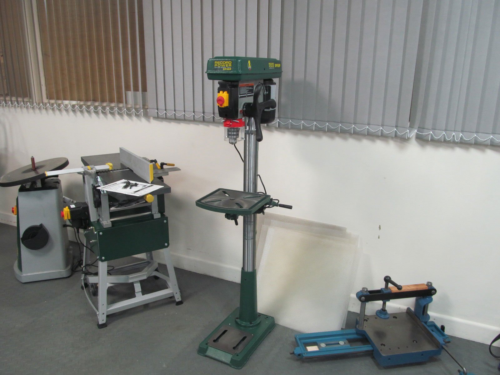 Floor model drill presses