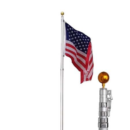 Telepole Manufacturing Inc Superior Telescoping Flagpole