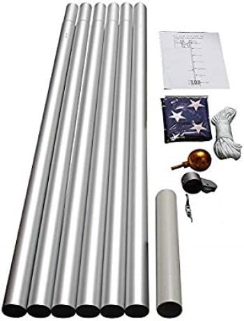 WindStrong® Heavy Duty Tapered Telescoping Residential Flagpole