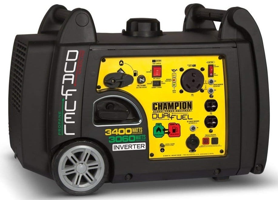 Champion 3400-Watt Dual Fuel Inverter, 100263