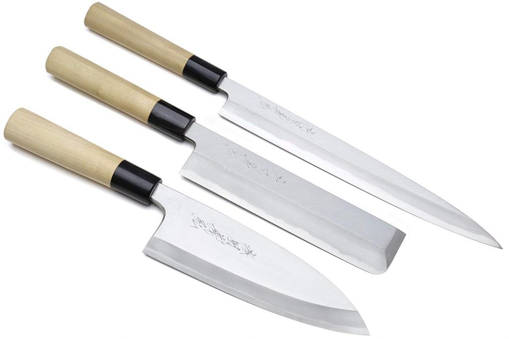 Yoshihiro Japanese Sushi Chef Kasumi Knife 3p Set