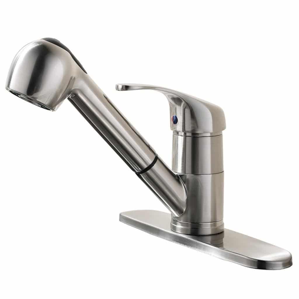 KINGO HOME Single Lever Pull-Out Kitchen Faucet