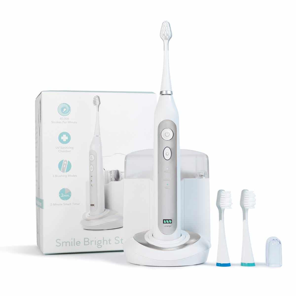 Smile Bright Store Platinum Electronic Sonic Toothbrush