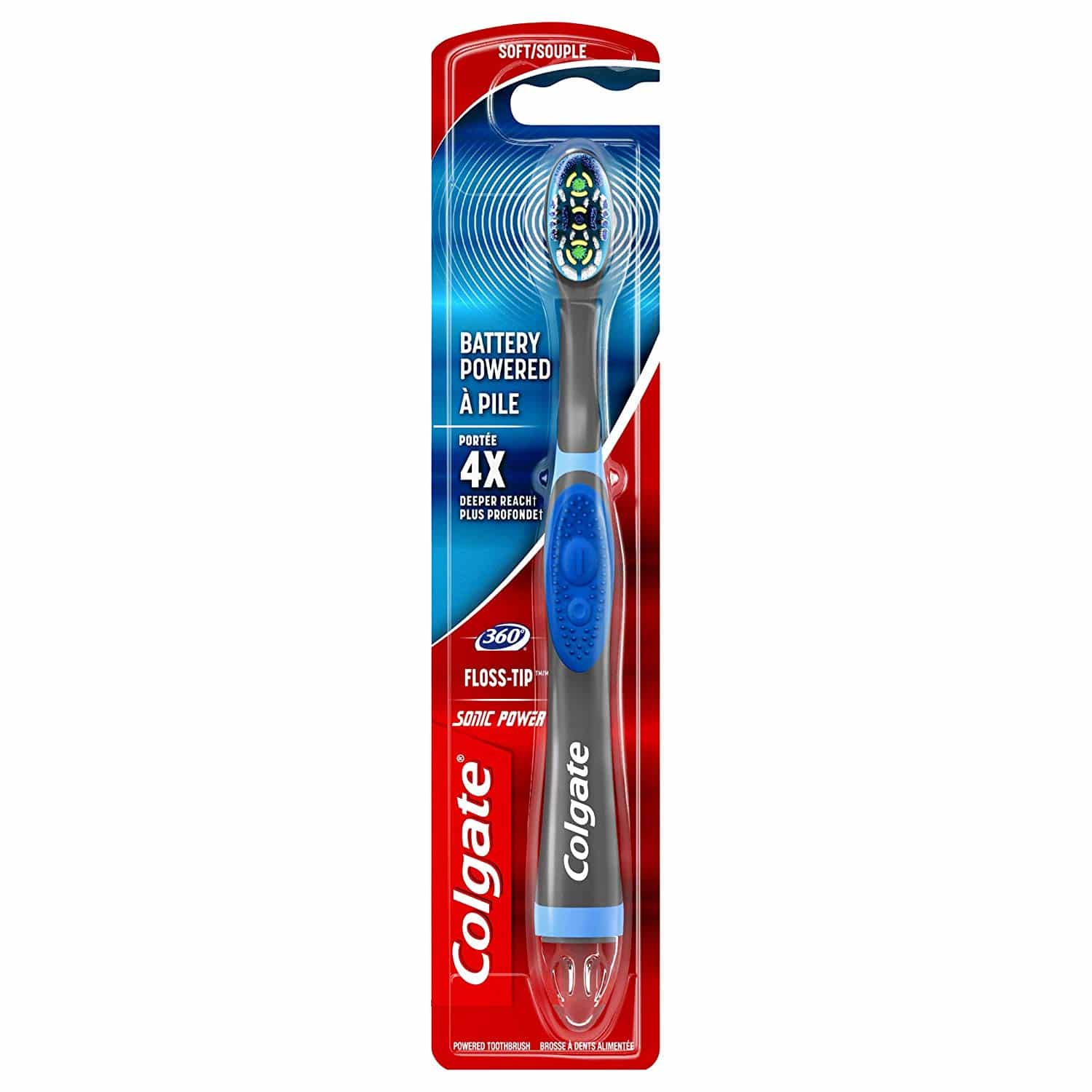 Colgate 360 Floss Tip-Sonic Power Toothbrush