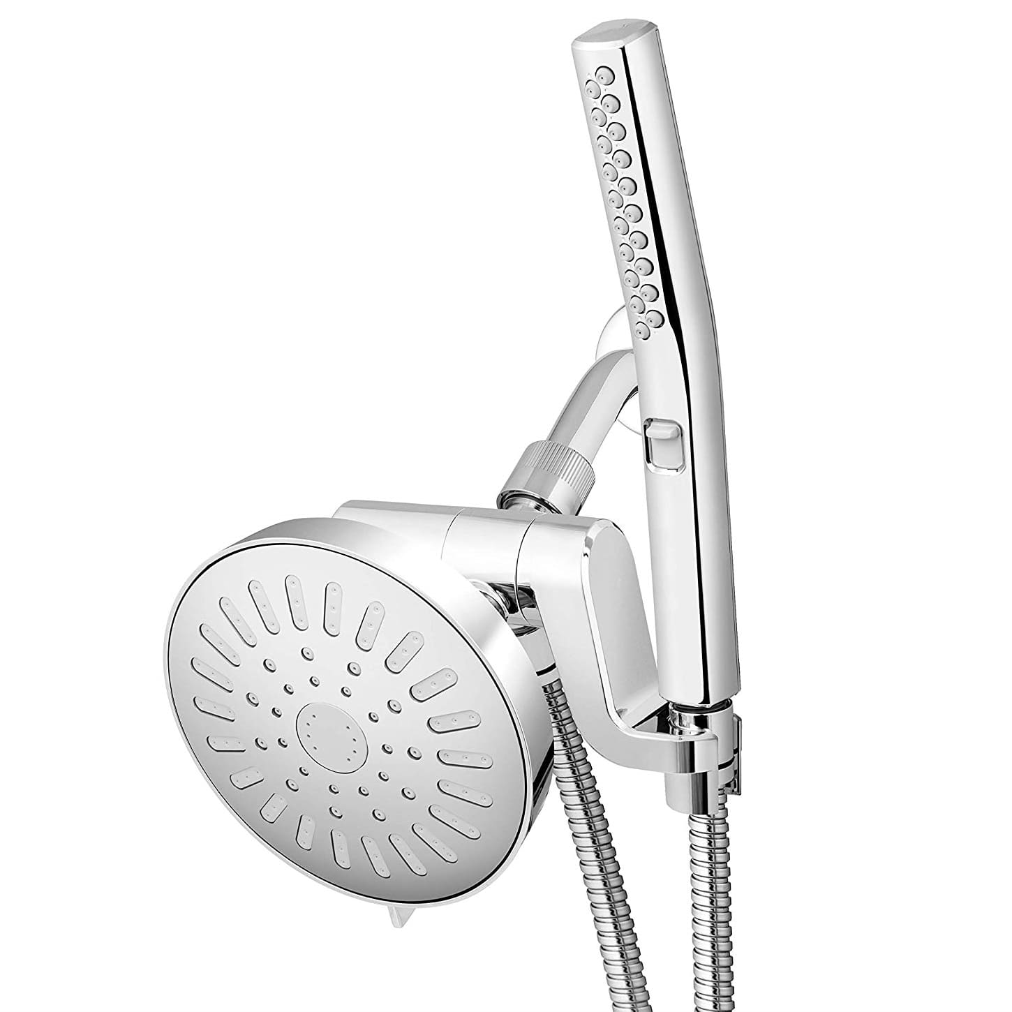High Turbo Pressure Bath Powerful Energy Water Save Shower Chrome Head V2Z0 
