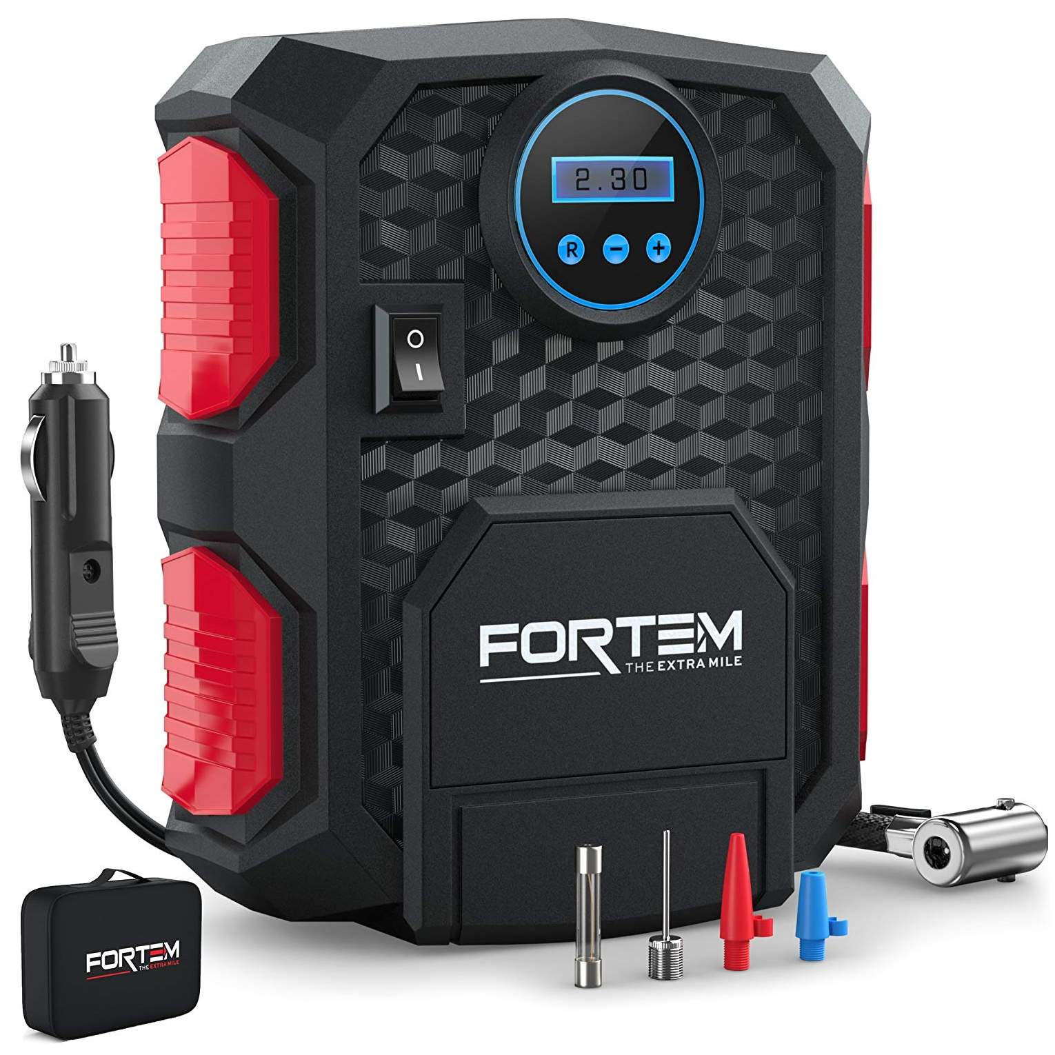Fortem the Extra Mile Digital Tire Inflator for Car