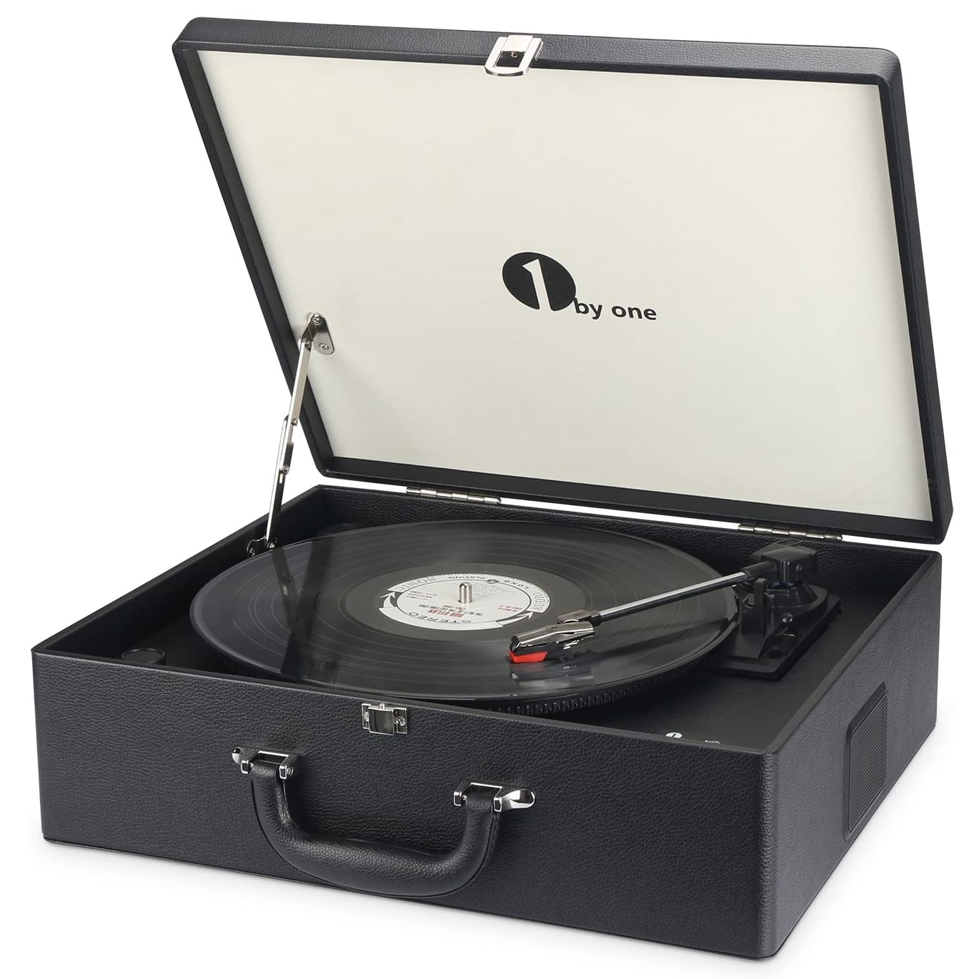 1byone Suitcase Style Turntable
