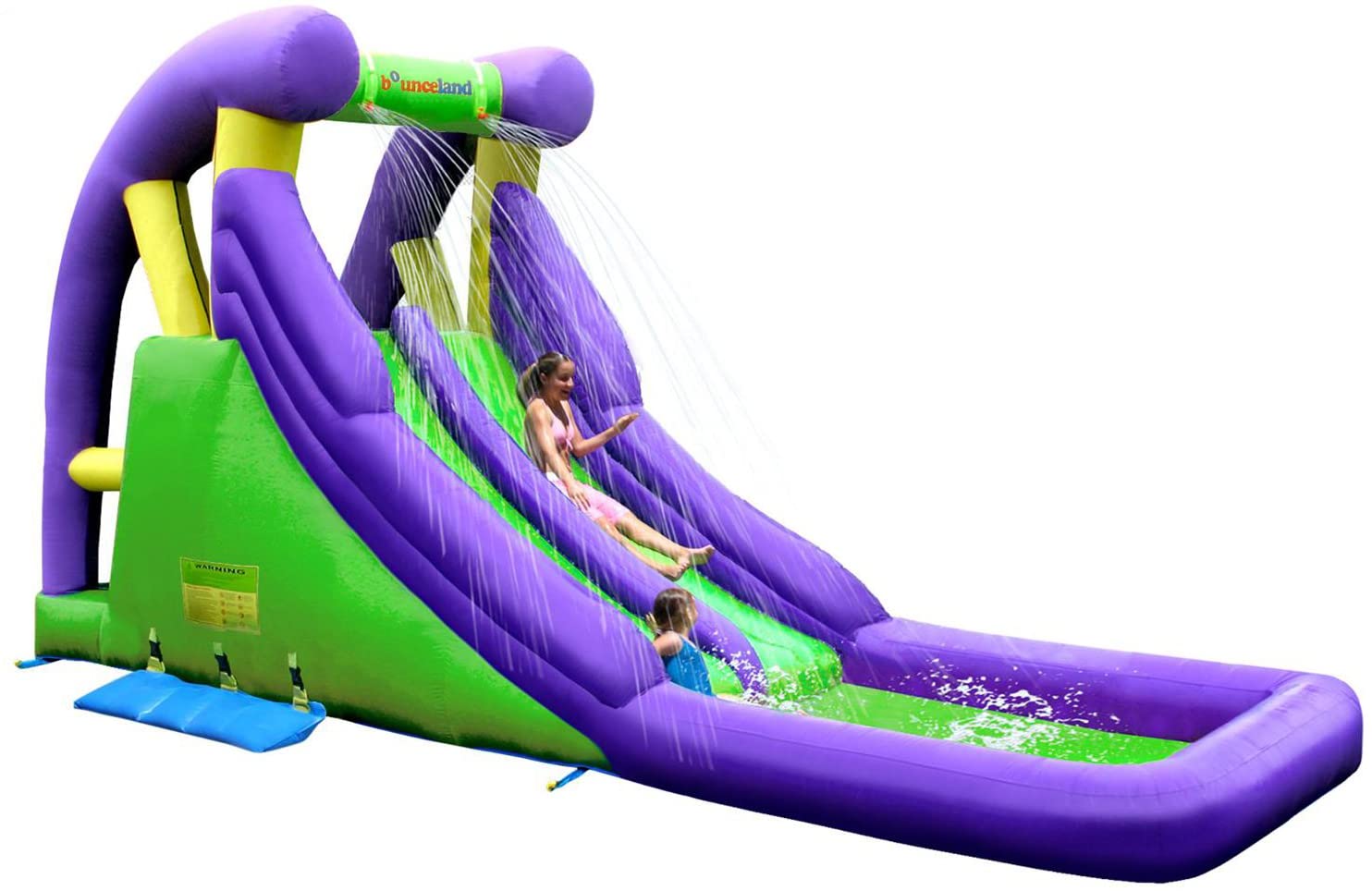 Bounceland Inflatable Double Water Slide