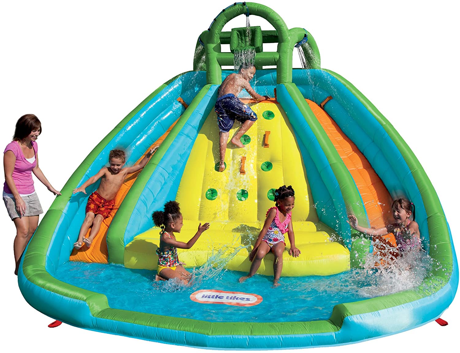 Little Tikes Rocky Mountain River Race Inflatable Slide Bouncer