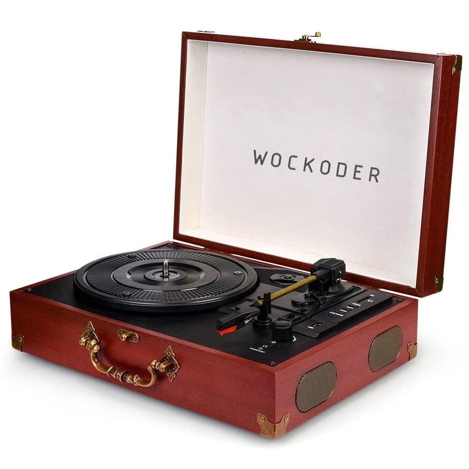 Wockoder Portable Turntable