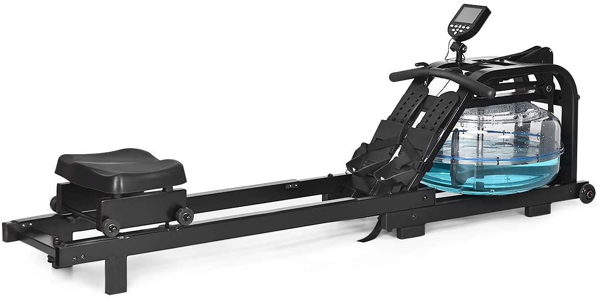 GYMAX Water Rowing Machine SP36854