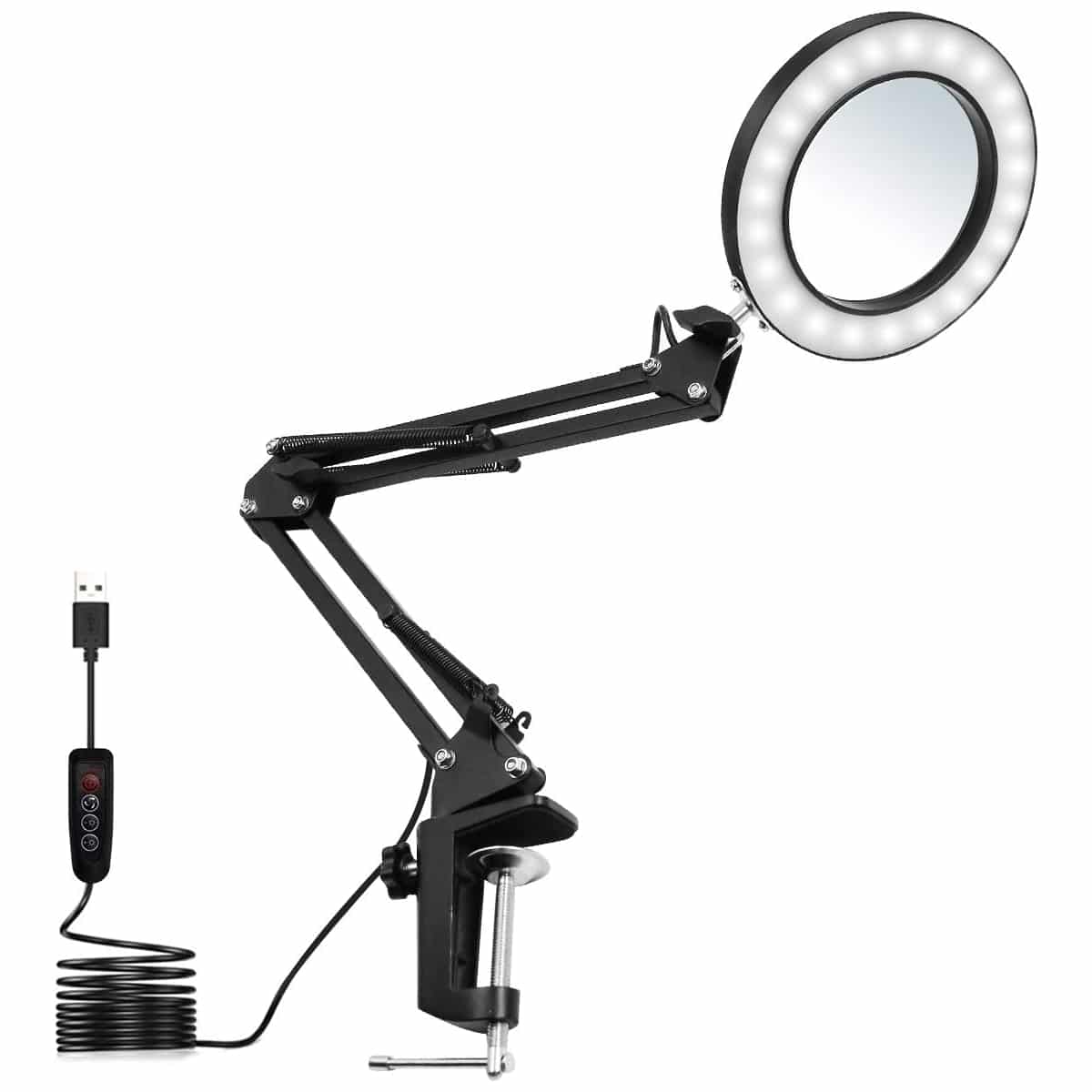 Top-Spring LED Magnifying Lamp