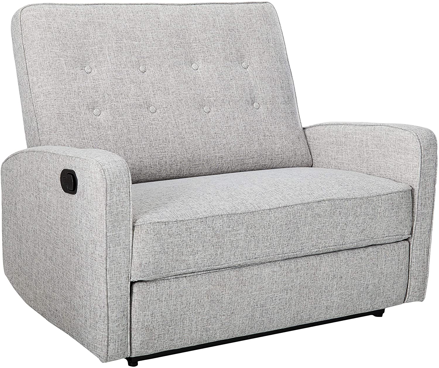 Christopher Knight Home Calliope Buttoned Fabric Reclining Loveseat