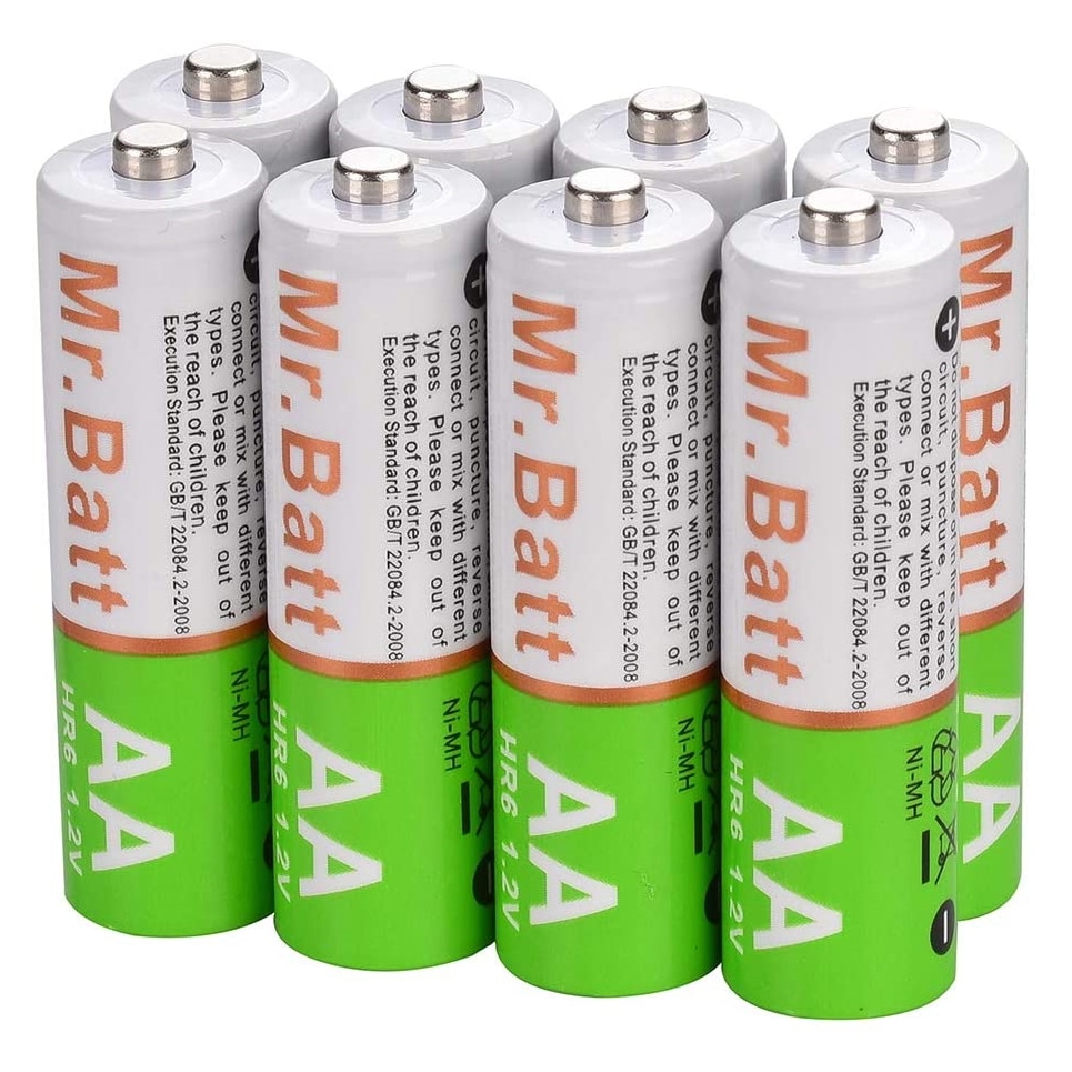 Mr. Batt Rechargeable AA Batteries
