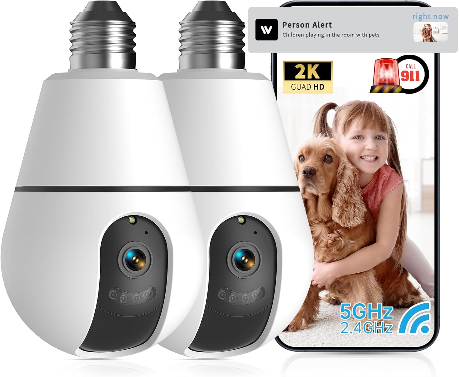 Suloron Light Bulb Security Camera
