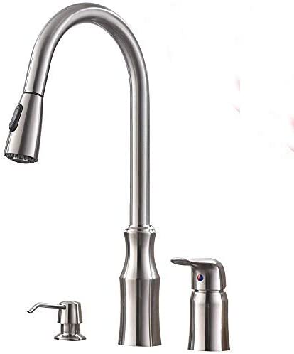 Hotis Home Three-Hole Kitchen Sink Faucet