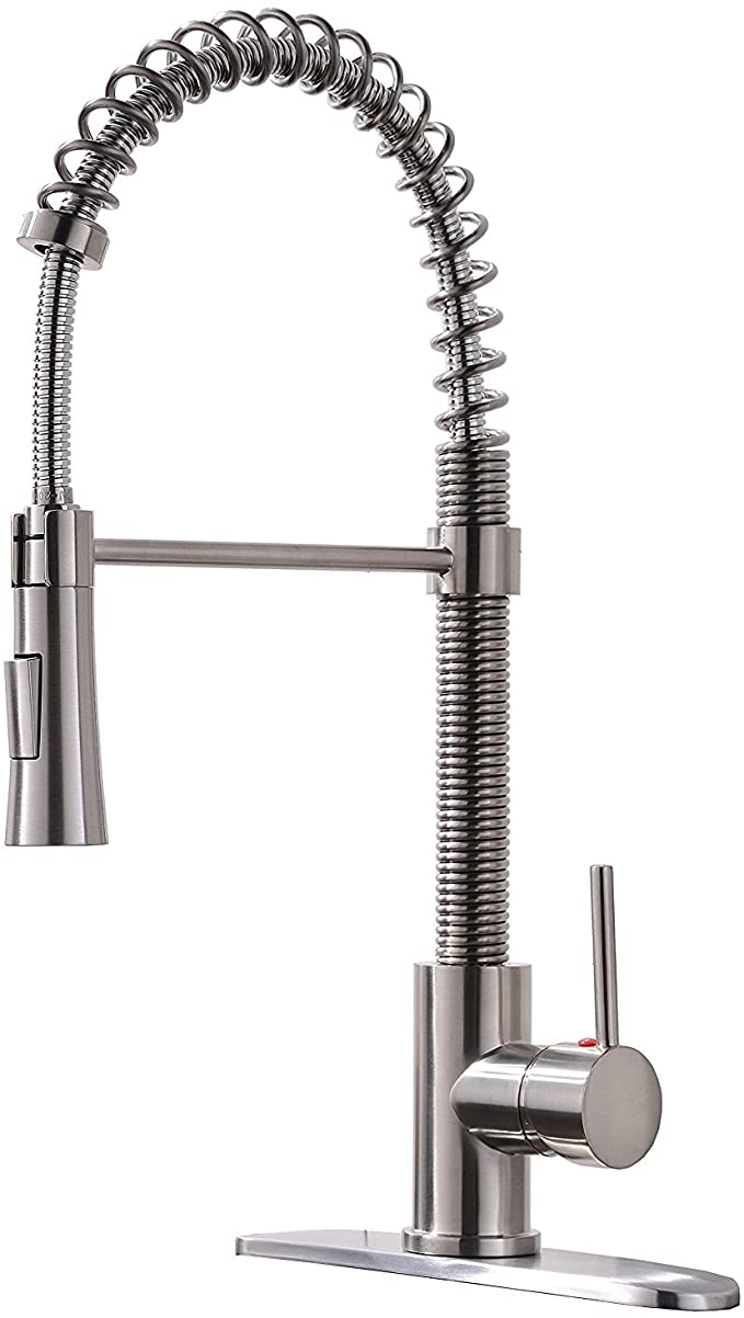 KINGO HOME Single-Lever Pull-Down Kitchen Faucet