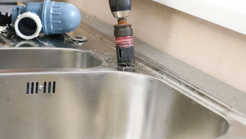 How to Cut a Hole in a Stainless-Steel Sink