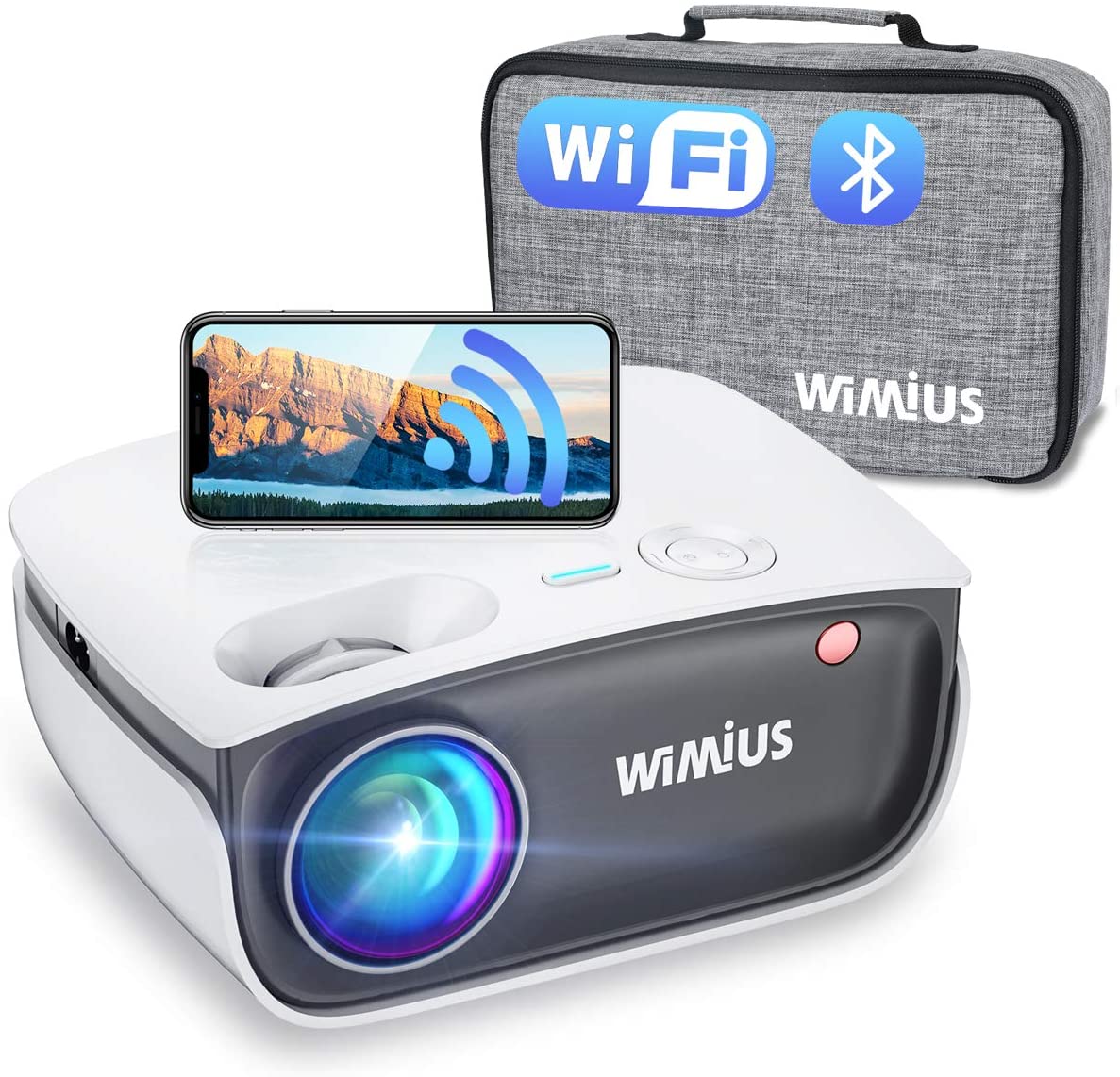 WiMiUS S25 Mini Portable Outdoor Movie Projector