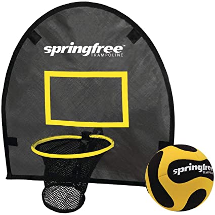 Springfree Trampoline Outdoor Jumping Basketball Backboard