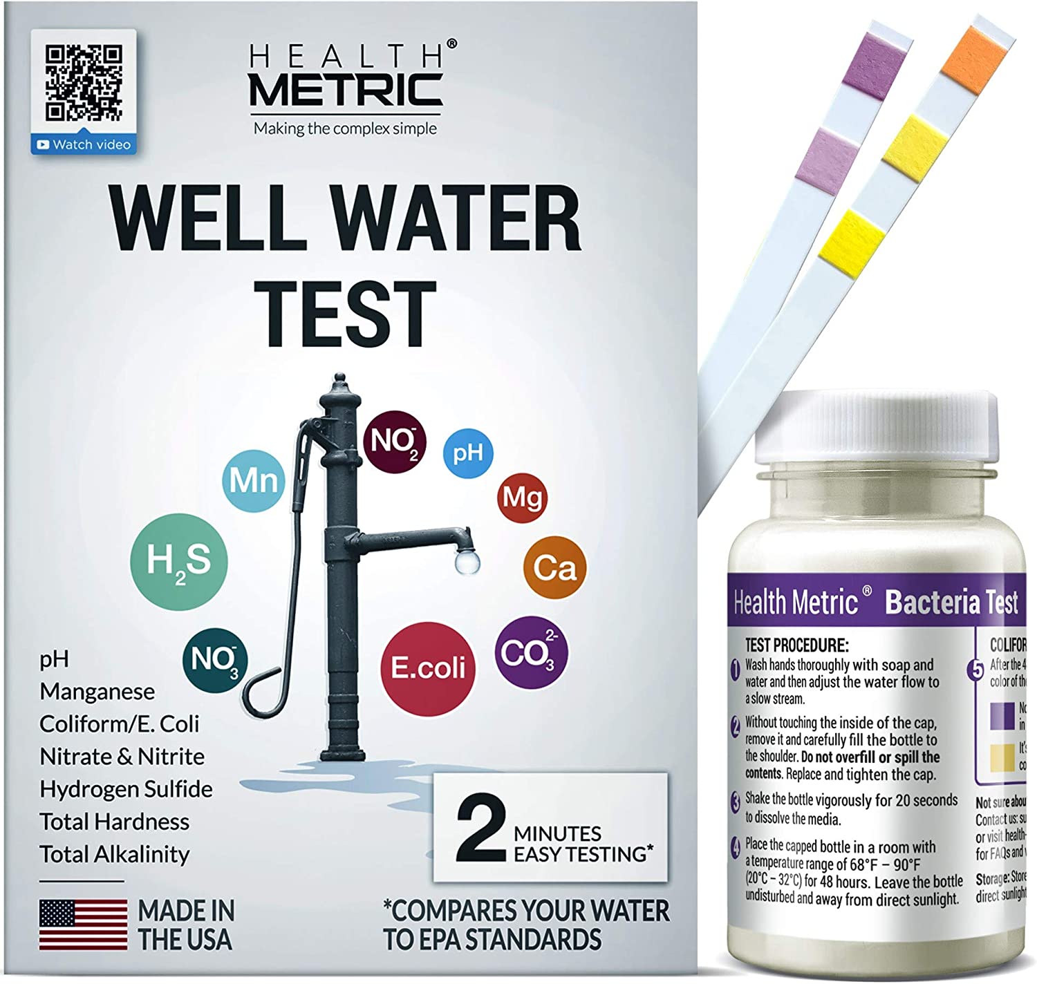 Health Metric Well Water Test Kit