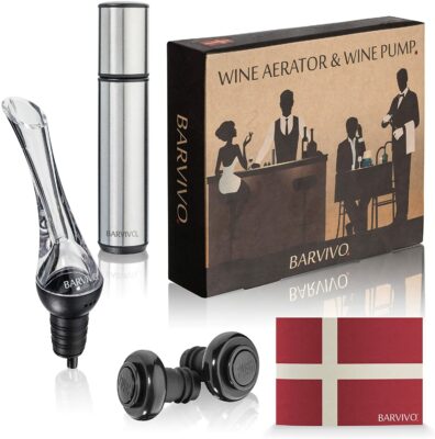 Wine Aerator and Wine Saver Pump by Barvivo