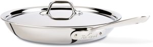 All-Clad D3 41126 Fry Pan with Lid