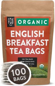 FGO Organic English Breakfast Black Tea Bags