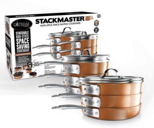 GRANITESTONE Stackable Cookware Set