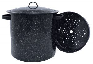 Granite Ware Tamale Pot with Steamer Insert