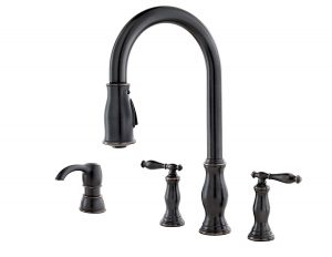 Pfister Hanover 2-Handle Pull-Down Kitchen Faucet