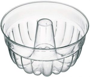 Simax Clear Glass Fluted Bundt Pan